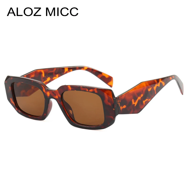 New Square Sunglasses Women Fashion Clear Ocean Lens Eyewear UV400 Vintage Brand Designer Men Punk Sun Glasses