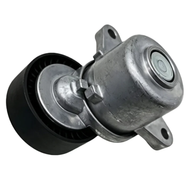 Pulley Assembly - Tensioning Ventilation pipe Brake vacuum pump oil cooler tensioner support plate auxiliary tank