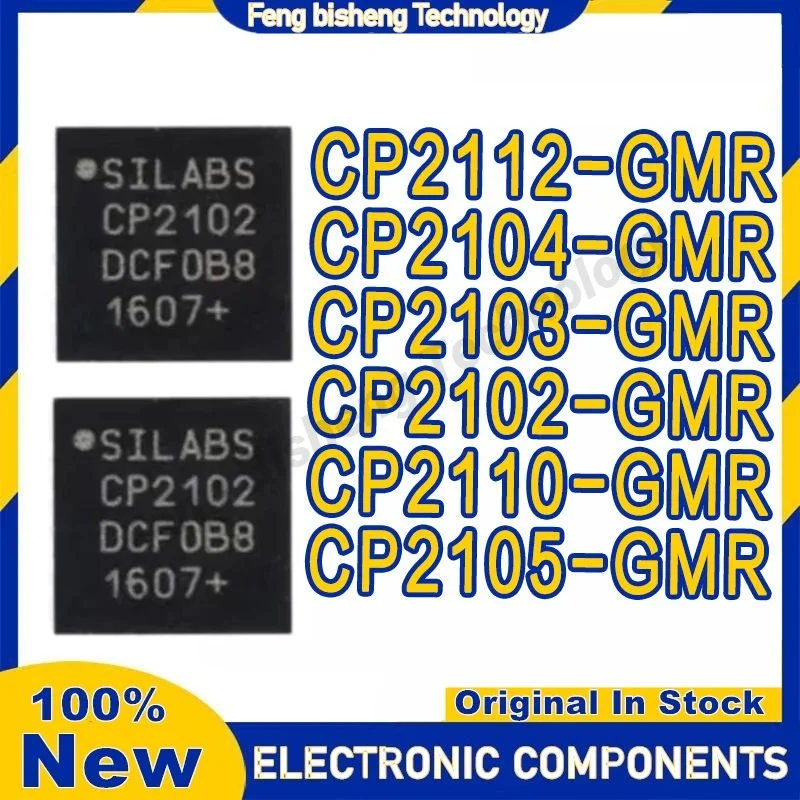 

CP2102-GMR CP2103-GMR CP2104-GMR CP2105-GMR CP2110-GMR CP2112-GMR CP2102 CP2103 CP2104 CP2105 CP2110 CP2112 Микросхема QFN на складе