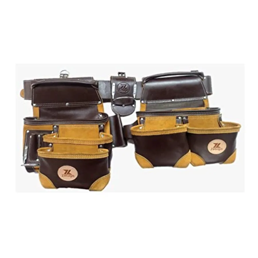 

Набор из 20 предметов: Сверхпрочная кожаная сумка для инструментов фреймера