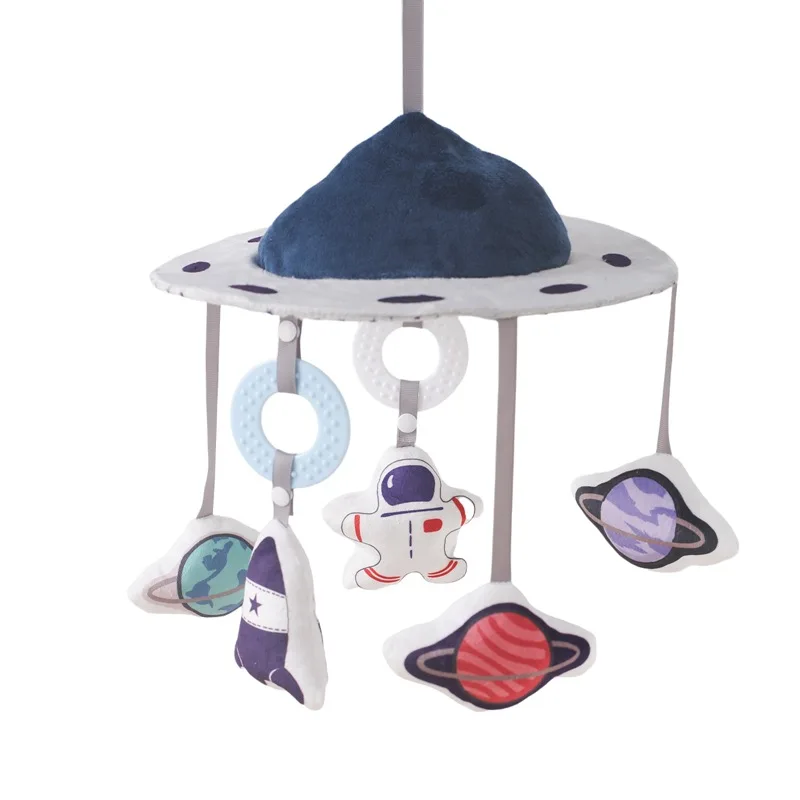 Astronsomstar-Cloche de lit pour nouveau-né, jouet hochet suspendu, carillon à vent apaisant pour bébé, pendentif transfrontalier