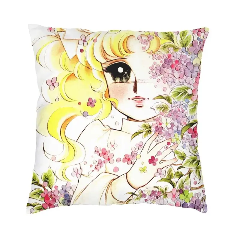 

Candy Candy Cushion Covers Sofa Decoration Anime Manga Cartoon Girl Square Pillow Cover 45x45cm