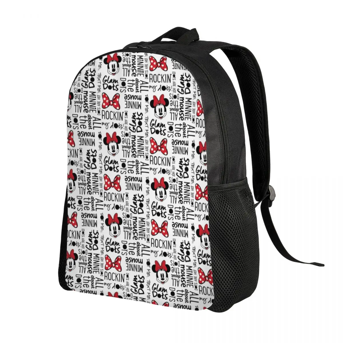 Custom Mickey Mouse Laptop Backpack Men Women Fashion Bookbag for College School Students Bag