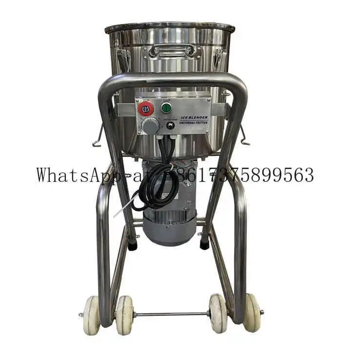 Stainless Steel Barrel Crusher  Fruit Vegetable Crusher Industrial  Large Capacity Chili Mixer Grinder