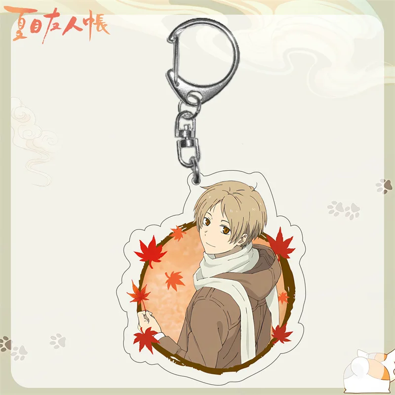 Anime Natsume Madara Takashi Reiko Cosplay Costume COSTUME Acrylic Keychain Keyring Key Xmas Gift Prop