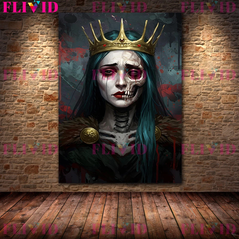 Greek Mythology Goddess Abstract Wall Art Canvas Painting Decor,Athena,Medusa And Lilith Dark Academia Art Poster Print Decor