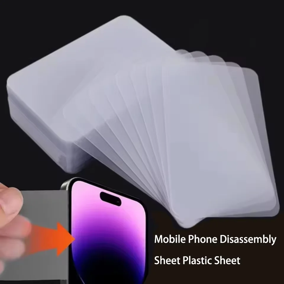 Plastic Card Phone Screen Opener Ultra Thin Flexible Pry Removal Tool Clear Repairing Cards for Mobile Tablet LCD Screen Repair