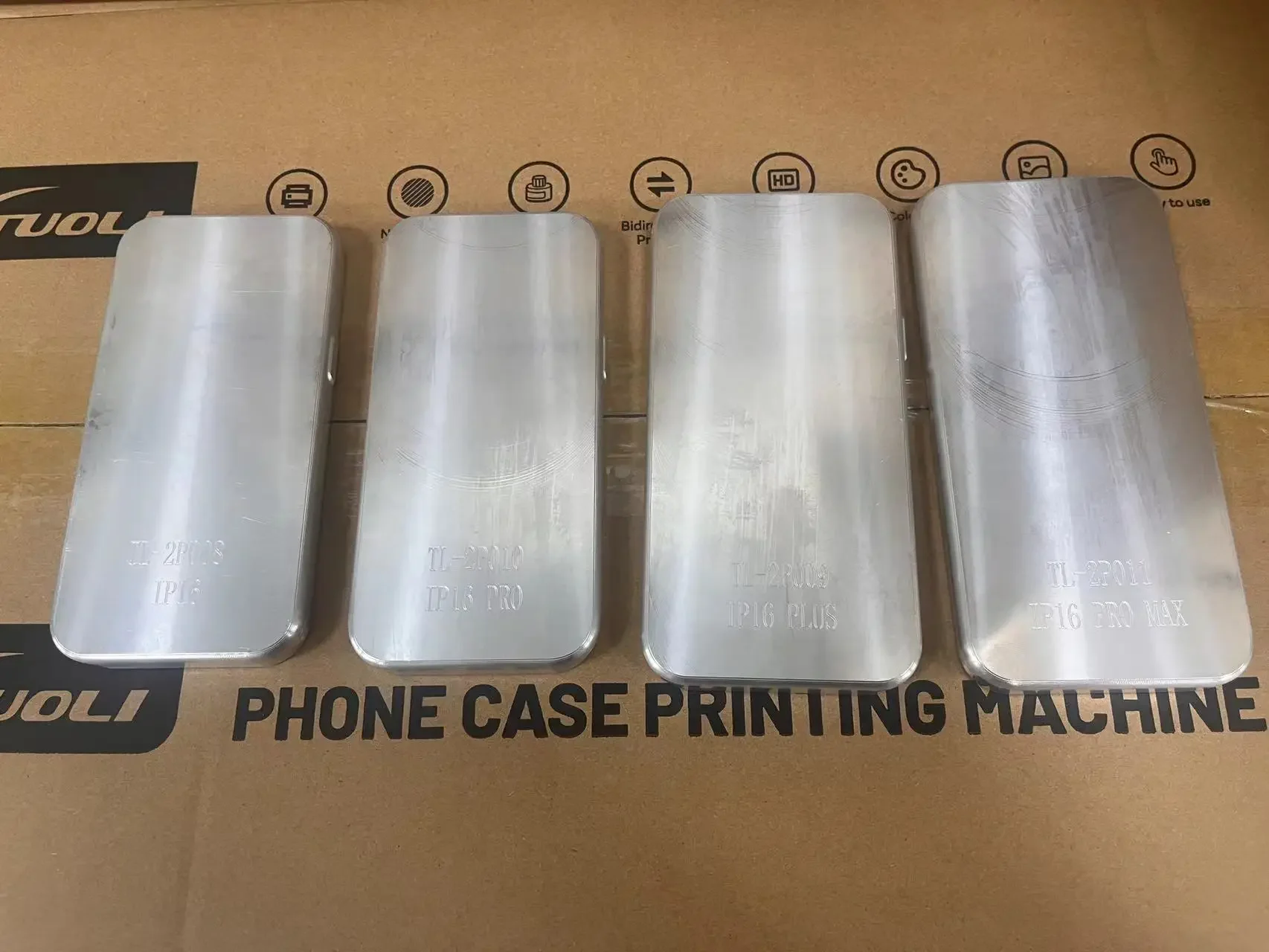 TUOLI TL-X9 2 In 1 Layer Mold For 7-16 Series for Phone Case 3D Sublimation Printing Machine Use Phone Case Mold