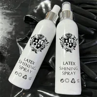 Spray brillante de látex, fetiche EROE, cuidado especial, ayuda para disfraces de látex, lencería de látex, mono de látex pulido brillante