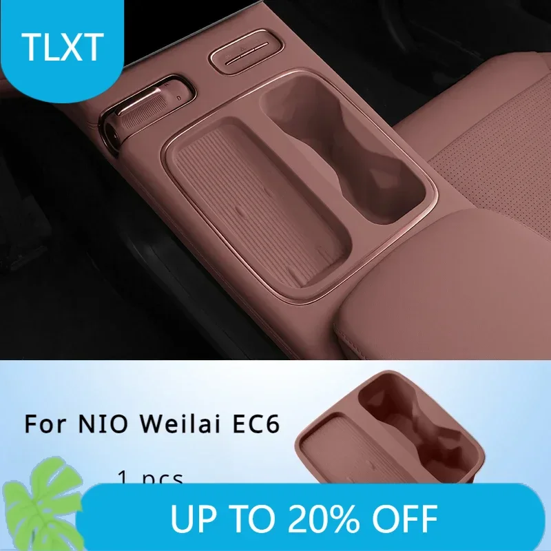 

Center Control Water Cup Cover Wireless Charging Pad for NIO Weilai ES6 New High Quality Interior Refit Parts Accessories
