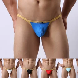 2023 Sexy Men Bugle Pouch Thong G-string Sexy Thong Men Underwear Jockstrap T-back Male Under Wear Briefs Underpants Panties