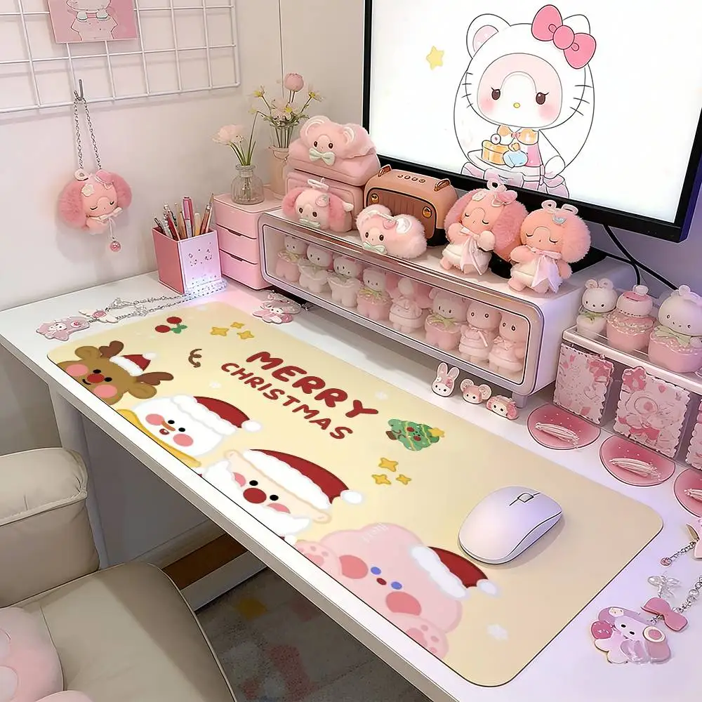 Merry Christmas Mouse Pad Gaming Deskmat Sakura Mousepad Anime Office Carpet Gamer Keyboard Computer Desks