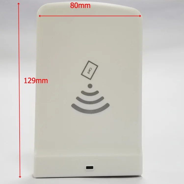 Lector de tarjetas RFID de corto alcance con distancia de lectura de 1-50cm para control de acceso de puerta y sistema de tiempo de asistencia