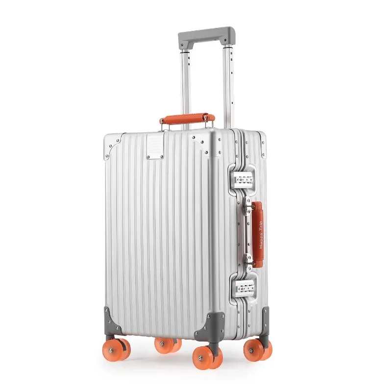 20/24/28 inch 100% Aluminum-magnesium alloy Travel Suitcase Rolling Luggage Trolley Case Carry-On Luggage Cabin Suitcase Box