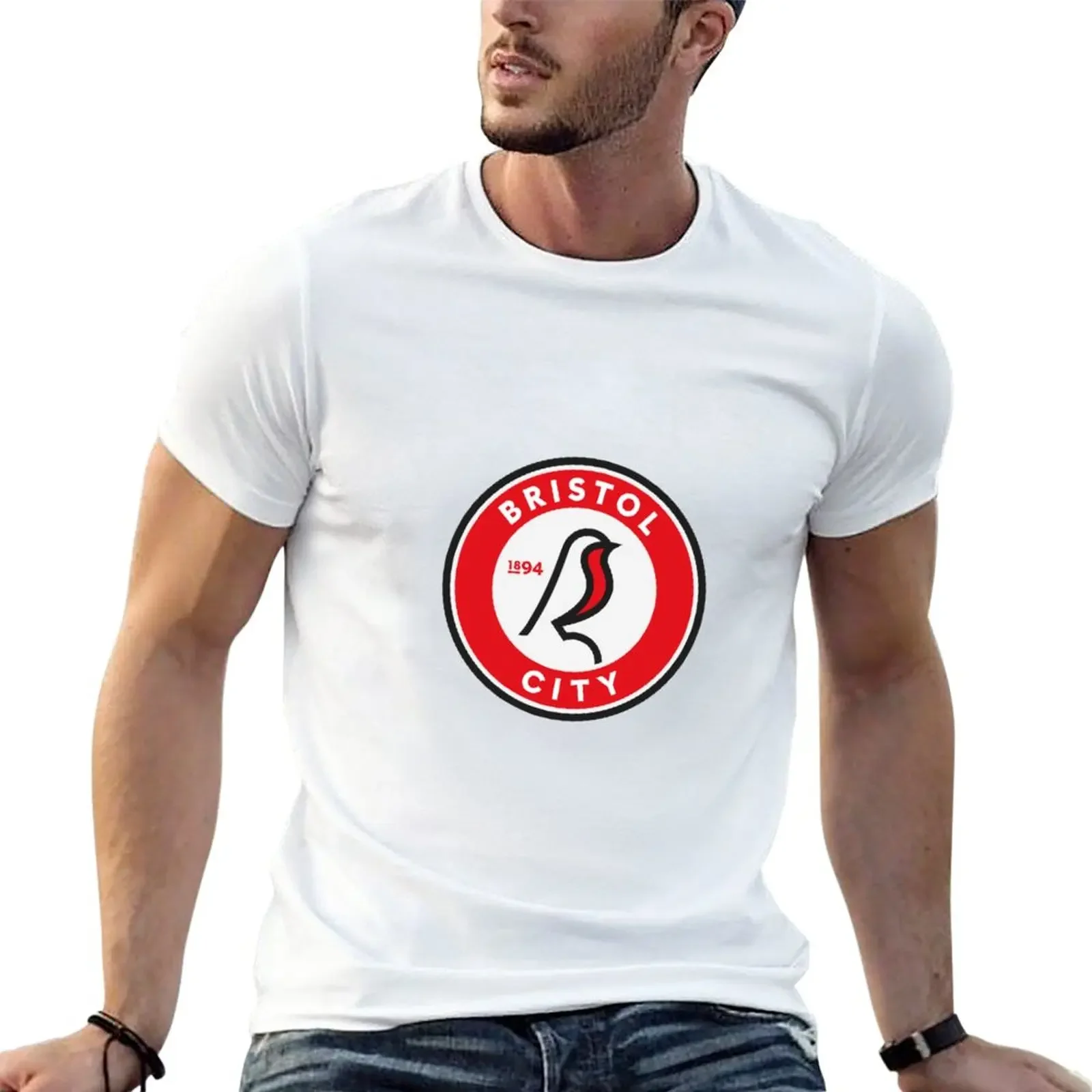 Bristol City T-Shirt blanks Short sleeve tee quick-drying men clothings