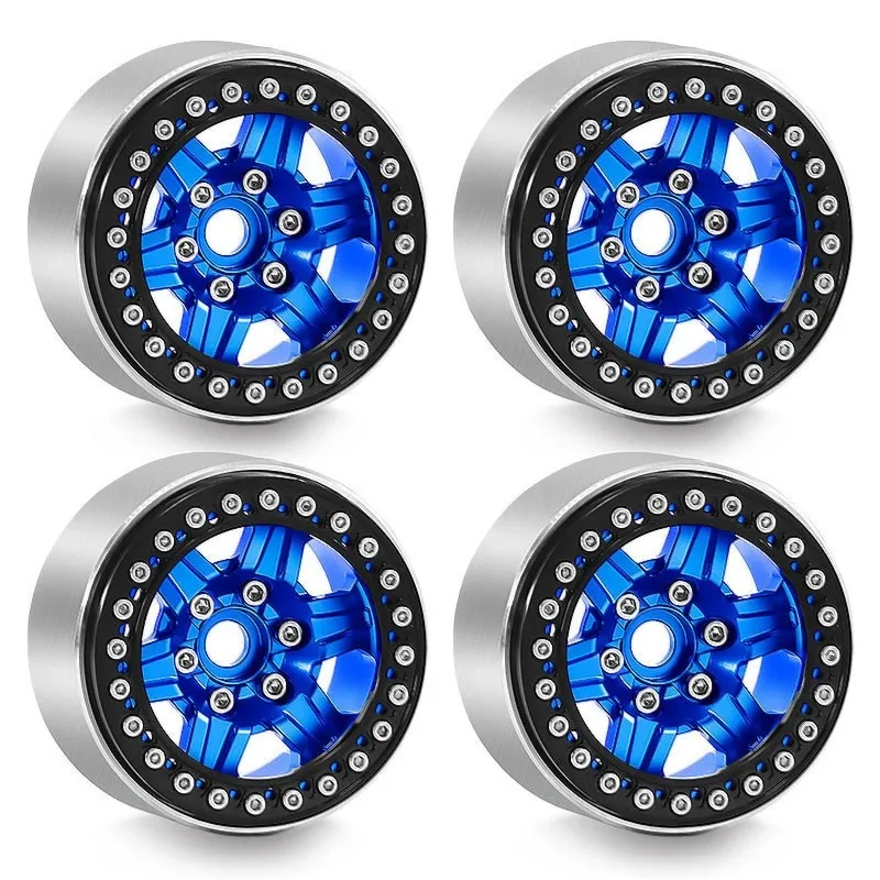 ABUM-D384 4Pcs RC Car Upgrade Wheel Hub For 1/10 Scale SCX10 Third Gen TRX4 90046 D90 Accessories