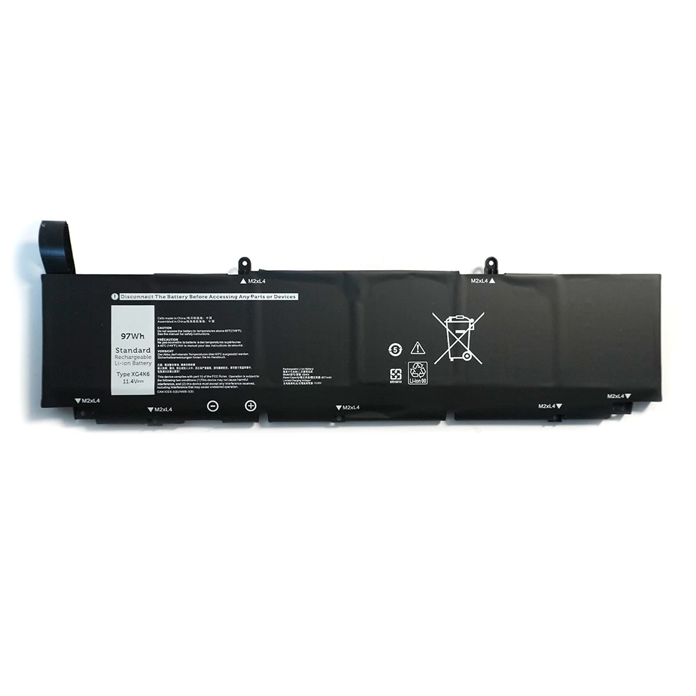 XG4K6 11.4V 97Wh 8071mAh OEM Laptop Battery For Dell XPS 17 9700 9710 Precision 5750 5750 Series 01RR3 F8CPG 0F8CPG