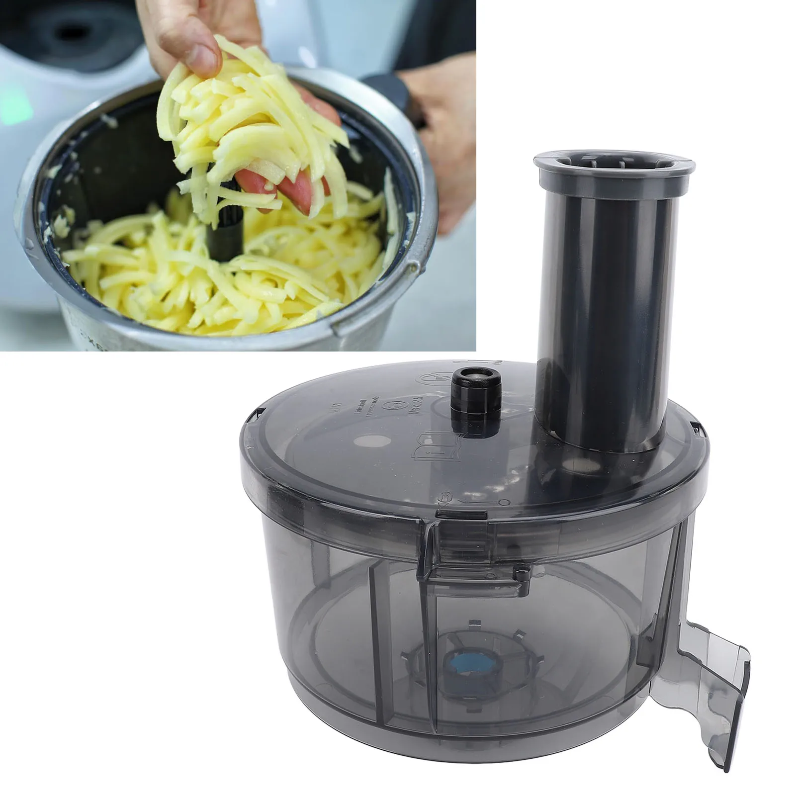 

Vegetable Cutter Stainless Steel ABS Food Processor Labor Saving Efficient Cutting Dishwasher Safe Practical for TM5