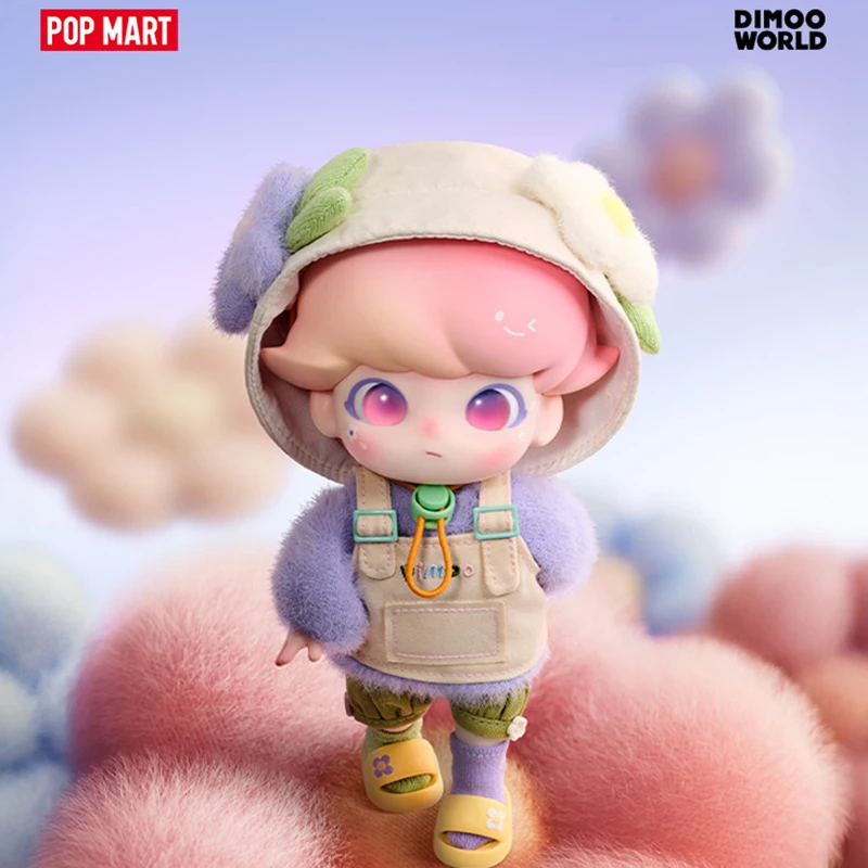 

POPMART DIMOO Dream Travel 1/8 Аниме-фигурка, коллекционная игрушка-сюрприз в закрытой упаковке, оригинальная кукла, милая аниме-фигурка, украшение, подарок
