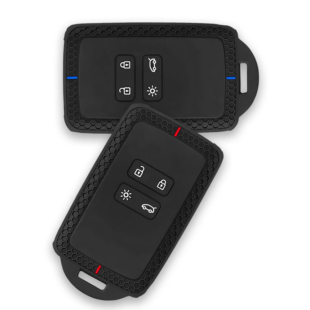 

silicone car key case cover for dacia Duster logan 3 jogger sandero for Renault Clio 5 Megane 4 Zoe Kadjar Captur Arkana Koleos