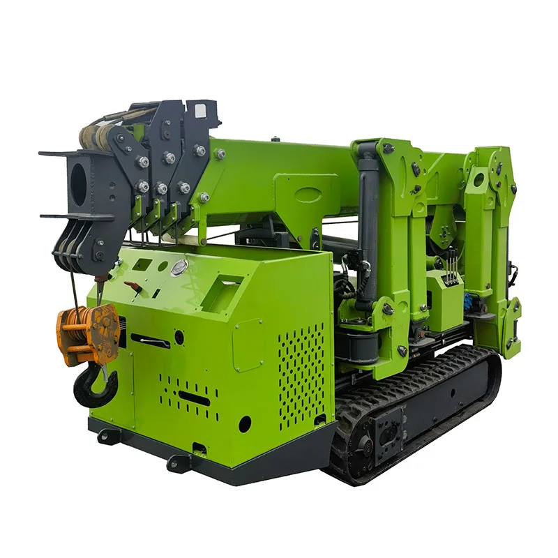 3ton 10m 12ton 15m Diesel Electric Hydraulic Tower Crane Spider Crane for Material Handing Equipment
