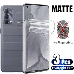 3Pcs Full Cover Matte Hydrogel Film For Realme 7 8 9 10 11 12 Pro Plus TPU Screen Protector For Realme GT Master Edition Film