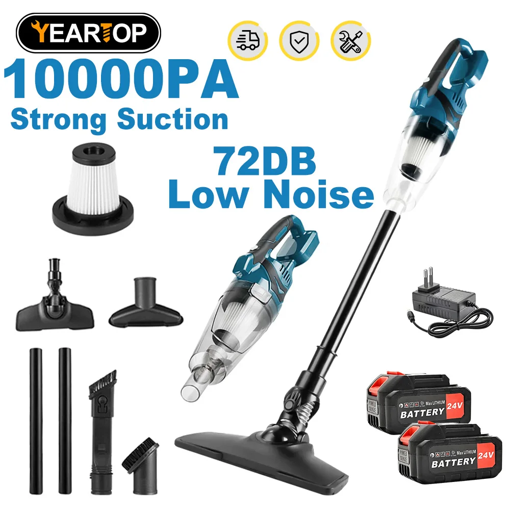 Aspirateur électrique sans fil 10000PA, portatif, haute puissance, outils de nettoyage domestique, pour batterie Makita 18V