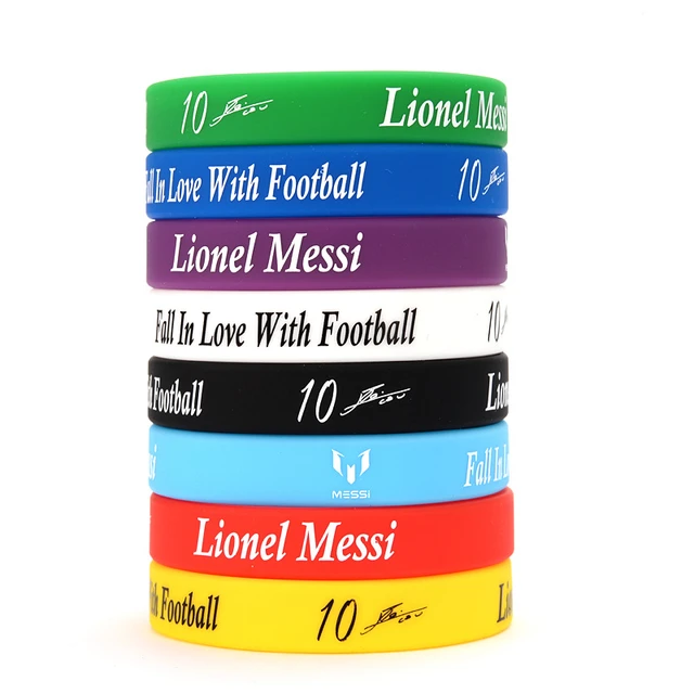 Messi Bracelet Sports Wristband Silicone Bracelet Football Fan Supplies AliExpress