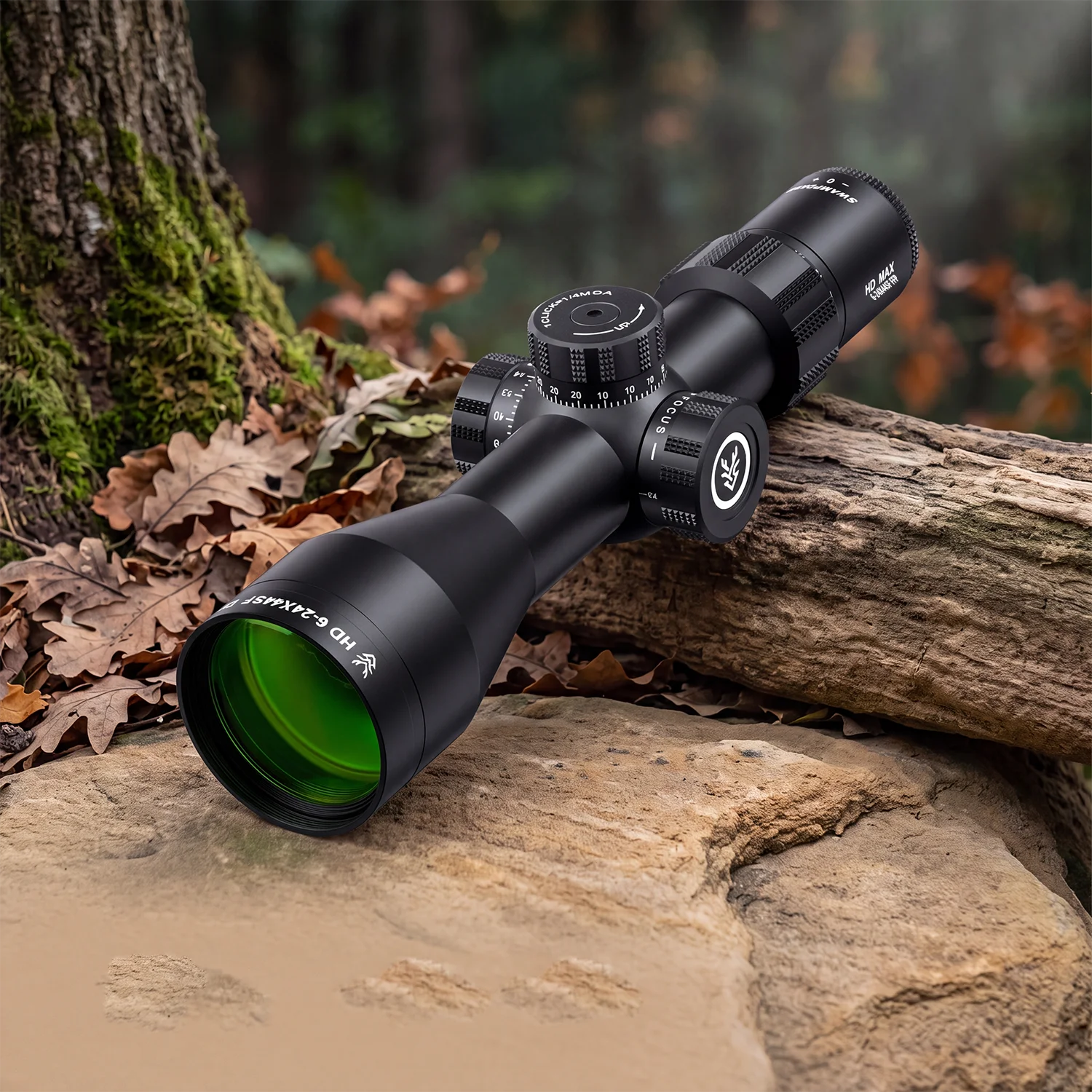 SWAMPDEER 6-24X Tactical Riflescope High Definition Rifle Scope With Illuminated Telescopic Sight For Huntinggun Hunting Gear 3