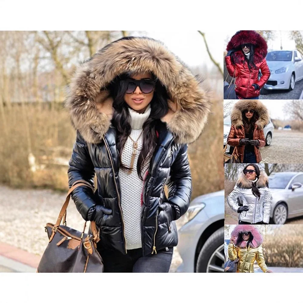 

2025 Autumn Winter New Women's Cotton Jacket Down Cotton Short Women's Cotton Warm Coat