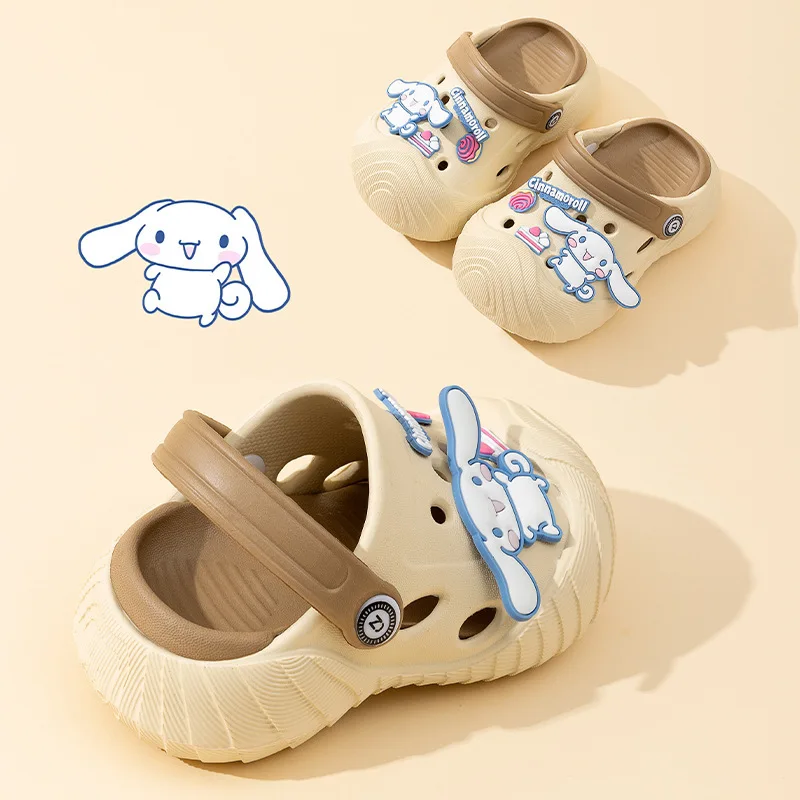 حار سانريو فتاة مرحبا كيتي Kawaii موضة شباشب لخارج المنزل طالب الصيف عدم الانزلاق مقاومة للاهتراء الطفل باوتو النعال جديد