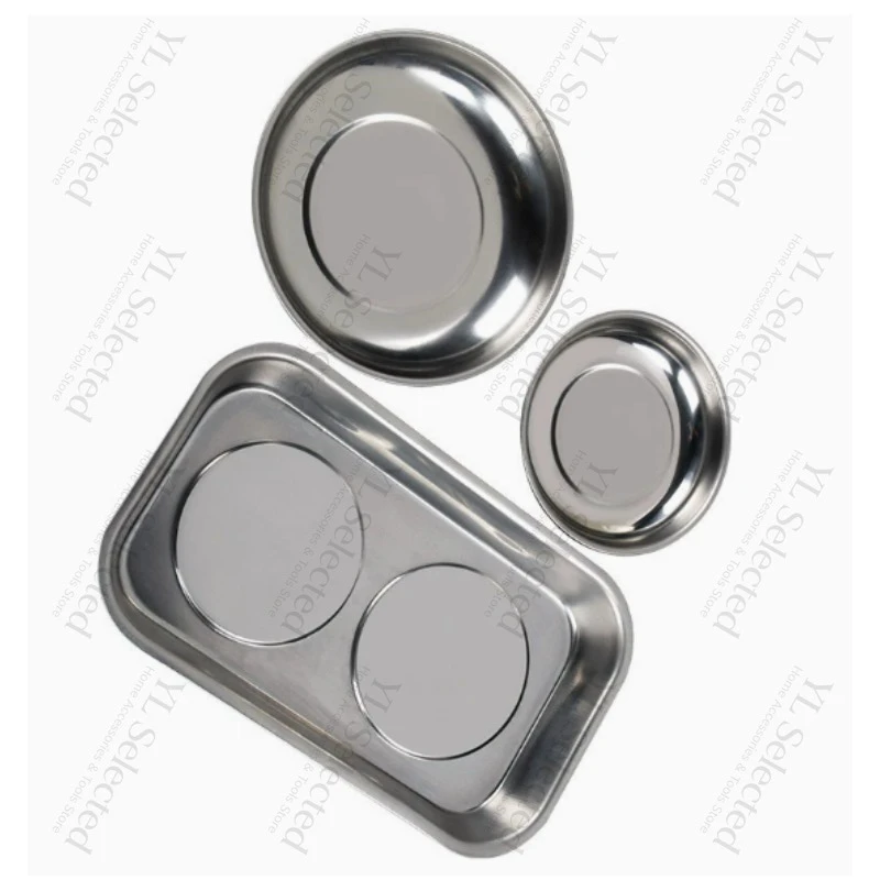 

1PC Magnetic Parts Tray Storage Bowl For Car Maintenance Screw Nut Hardware Collector Iron Magnetic Tool Holder