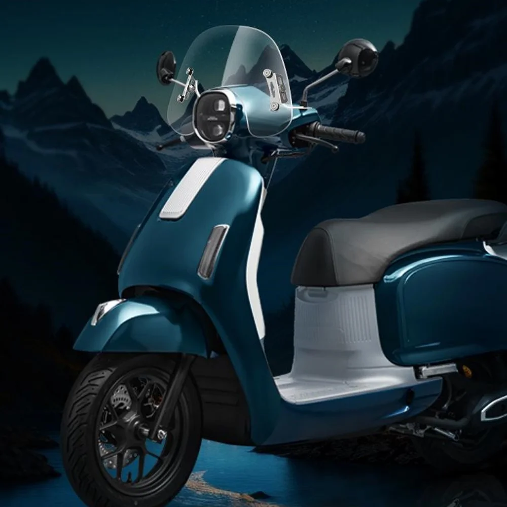 Dedicated Retro Front Windshield Windscreen for Honda F125 Scooter Modified Accessories
