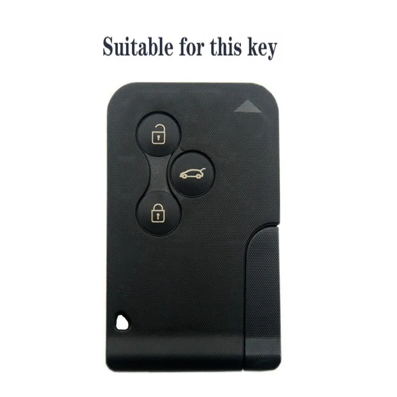 Silicone Car Remote Key Case Cover for Renault Kadjar Captur Clio Megane 2 3 4 RS Koleos Logan Scenic Duster Card Accessories