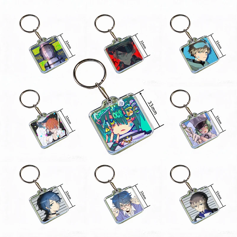 1PC Anime Milgram Acrylic Keychain Handmade Hanging Ornaments for Clothes Backpack Decoration Accessories Gifts with Friends