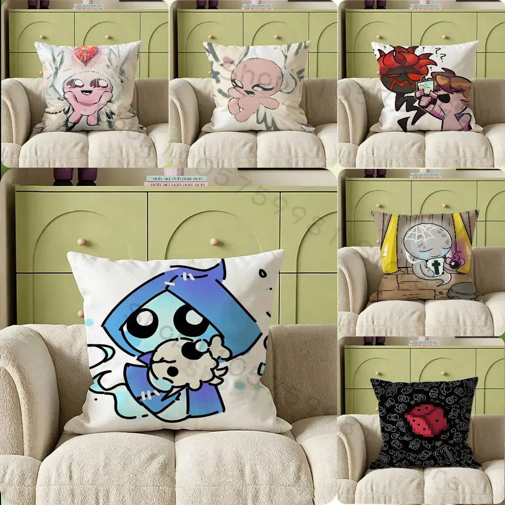 HOT Game The B-Binding Of Isaac Gifts PillowCase Sofa Cushion Cover Suitable For Home Bedroom Room custom Decor