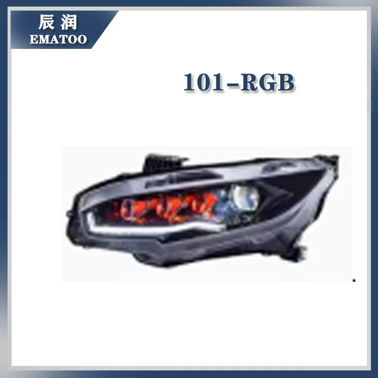 

Suitable for 16-22 Civic LED headlight assembly modified star diamond models, lights