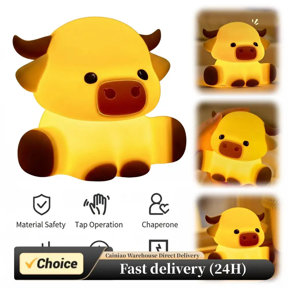 

Мягкая силиконовая лампа с изображением животных с регулируемой яркостью таймера, портативная перезаряжаемая прикроватная лампа для маленьких детей, подарки на день рождения, Рождество