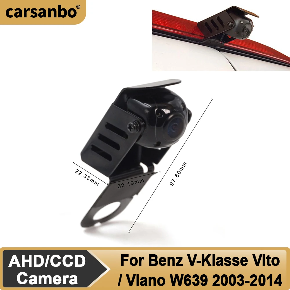 

Carsano Brake Light Reverse Camera For Mercedes Vito W639 2003-2014 170° Wide Angle HD IP68 Night Vision Backup Camera