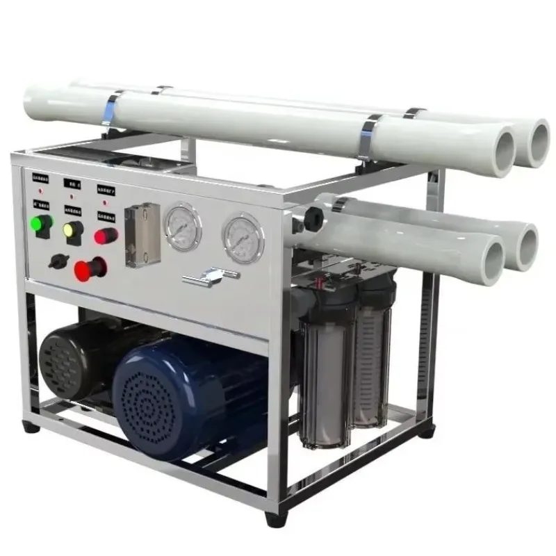 5000L/D Seawater Underground Borehole Salty Water Desalination Plant 200L/H RO Water Treatment Machinery  Boat Desalinat