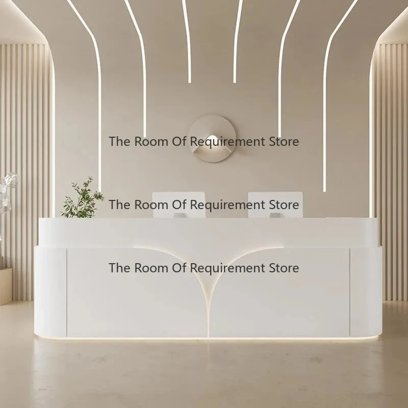 

Simple Front Reception Counter Table Salon SPA Medical Clinic Dental Modern Reception Desk