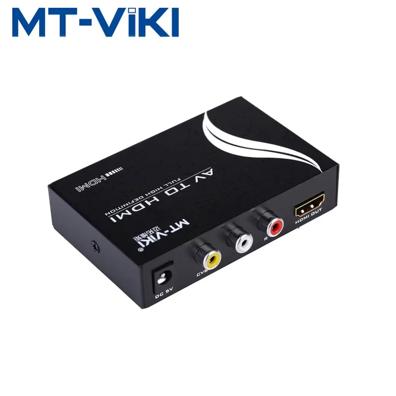 

MT-VIKI AV To HDMI-compatible Converter RCA Component Analog Audio Video to HDMI-compatible AdapterMT-AH312