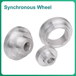 3pcs Metal Synchronous Belt Pulley Motor Synchronizing Wheel For WM210V BHC210 HS210 JY210V CTC210 HBM210 Lathe Spare Parts