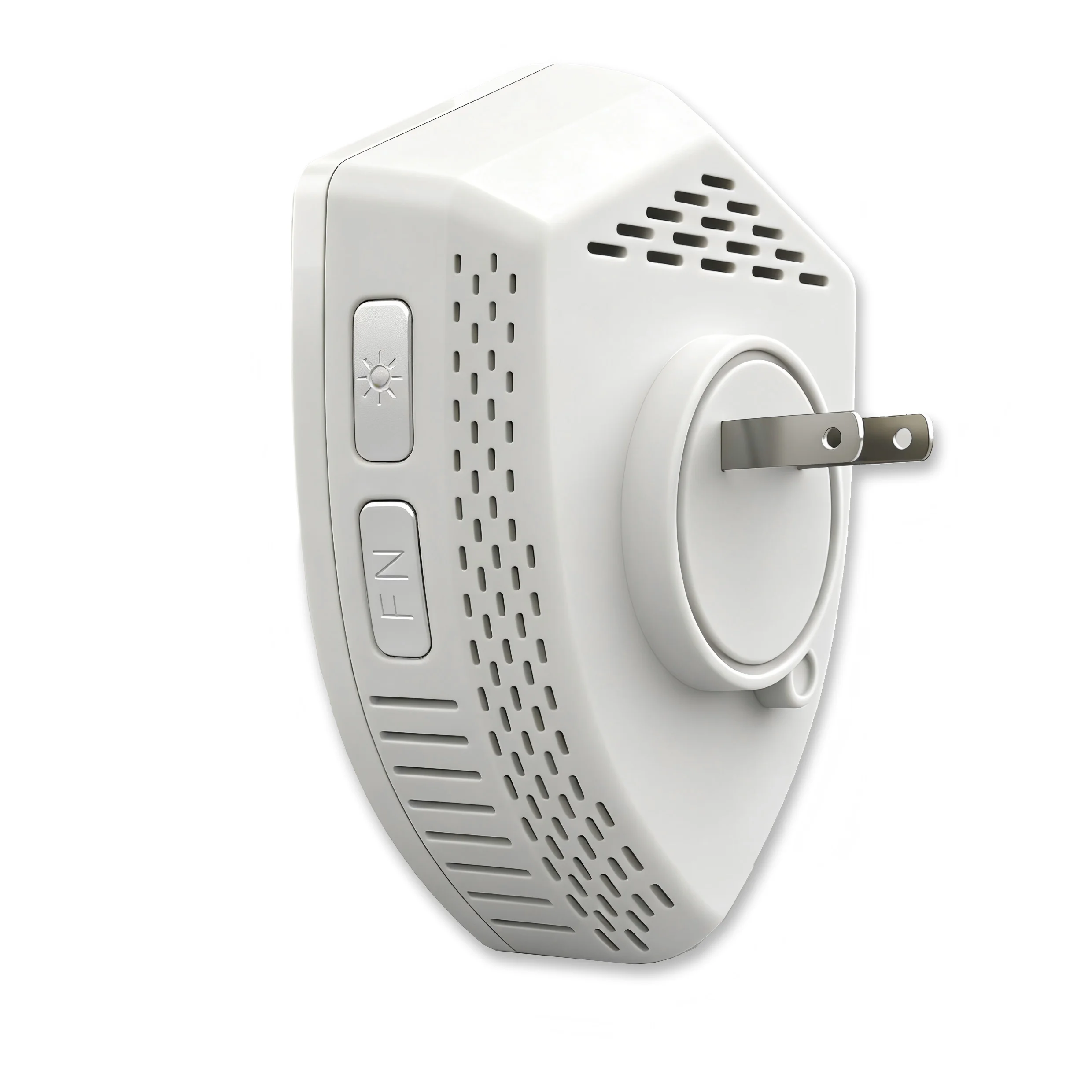 Plug-in 5-in-1 Carbon Monoxide Smoke Detectors CO Gas Temp Humidity Alarm Battery Backup Kofig PT12 Home RV Apartment Safety