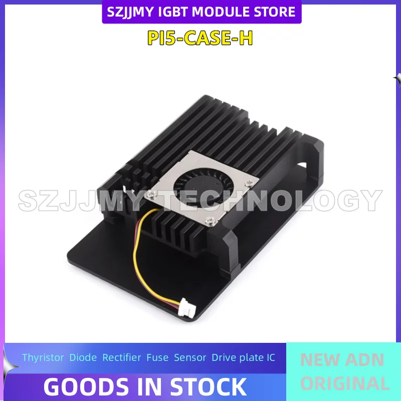 Raspberry Pi 5th generation aluminum alloy heat dissipation metal shell radial blower with fan  NEW ORIGINAL IN STOCK