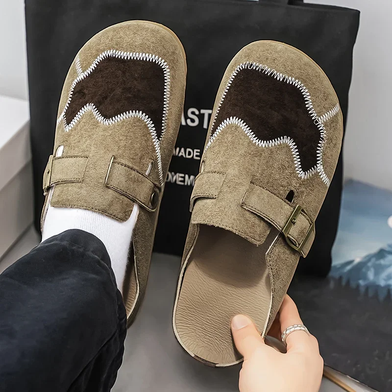 Travel Essential Men Summer Slippers Anti Slip Comfort Wear Long Distance Outdoor Walking Shoes