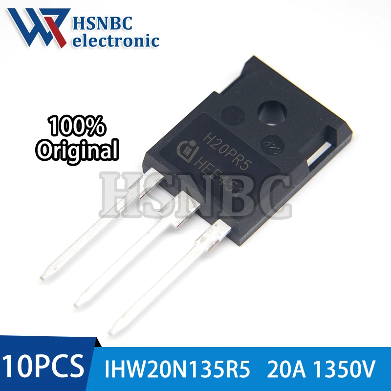 

10PCS IHW20N135R5 H20PR5 TO-247 1350V 20A IGBT Power Transistor 100% New Original