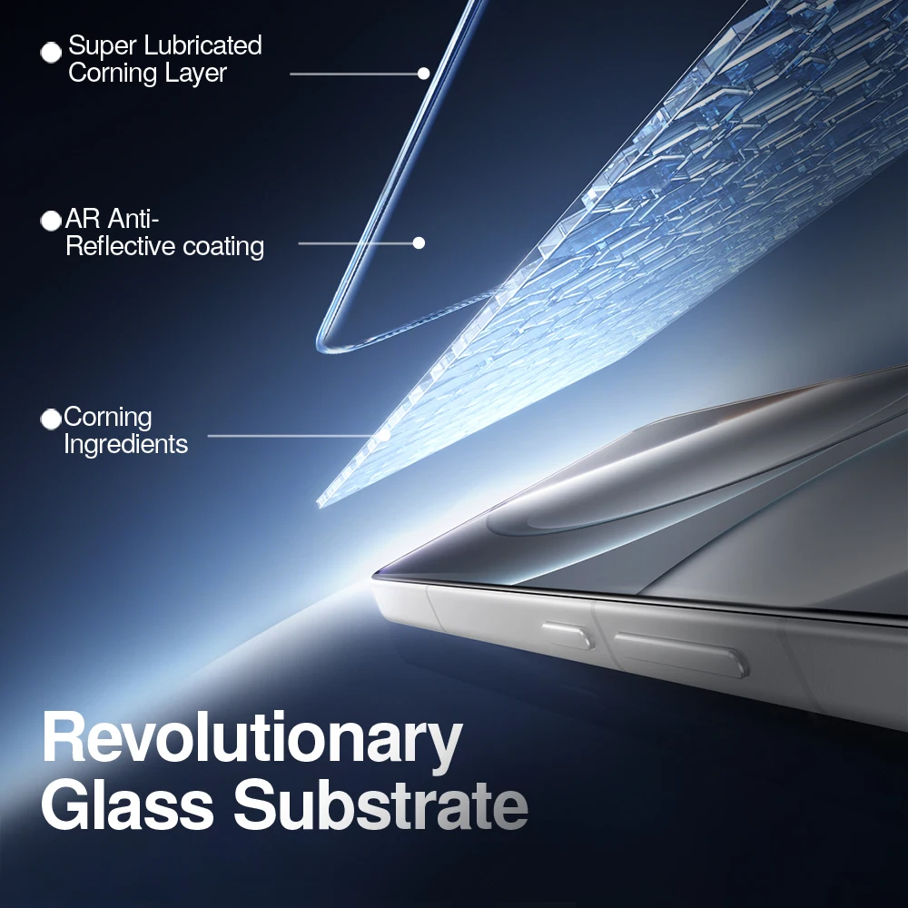 SmartDevil Folia ze szkła hartowanego do OPPO Find X9 Ultra X9 Pro X9 HD Przezroczysta osłona ekranu Corning Glass odporna na zarysowania — zdjęcie produktu 2