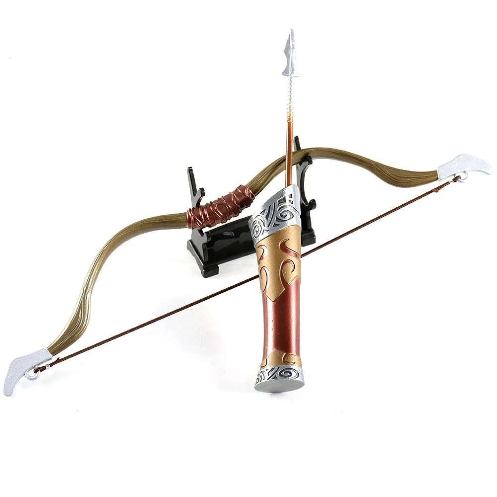 Modèle d'arme froide en alliage d'arc en acier, modèle de mètre, épée de Dragon doré, ornements de bureau Mo Lu Kuang Dao, jouets Katana à collectionner pour garçon