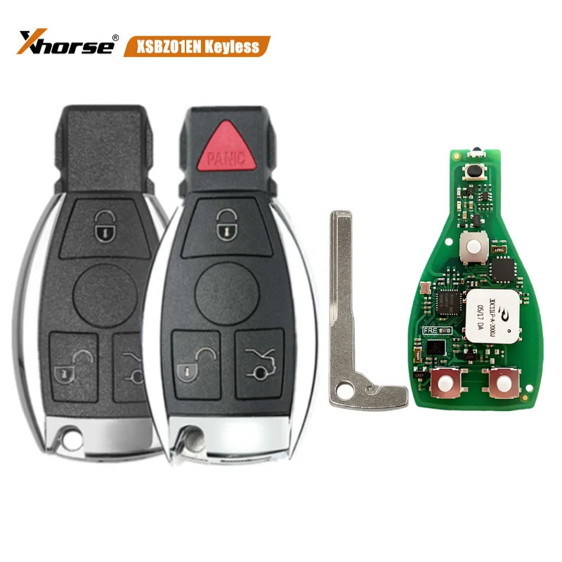 Xhorse XSBZ01EN VVDI MB Universal For Benz FBS3 W204 W207 W212 W164 W166 W221 Keyless Smart Remote Key Renewable 433/315MHz